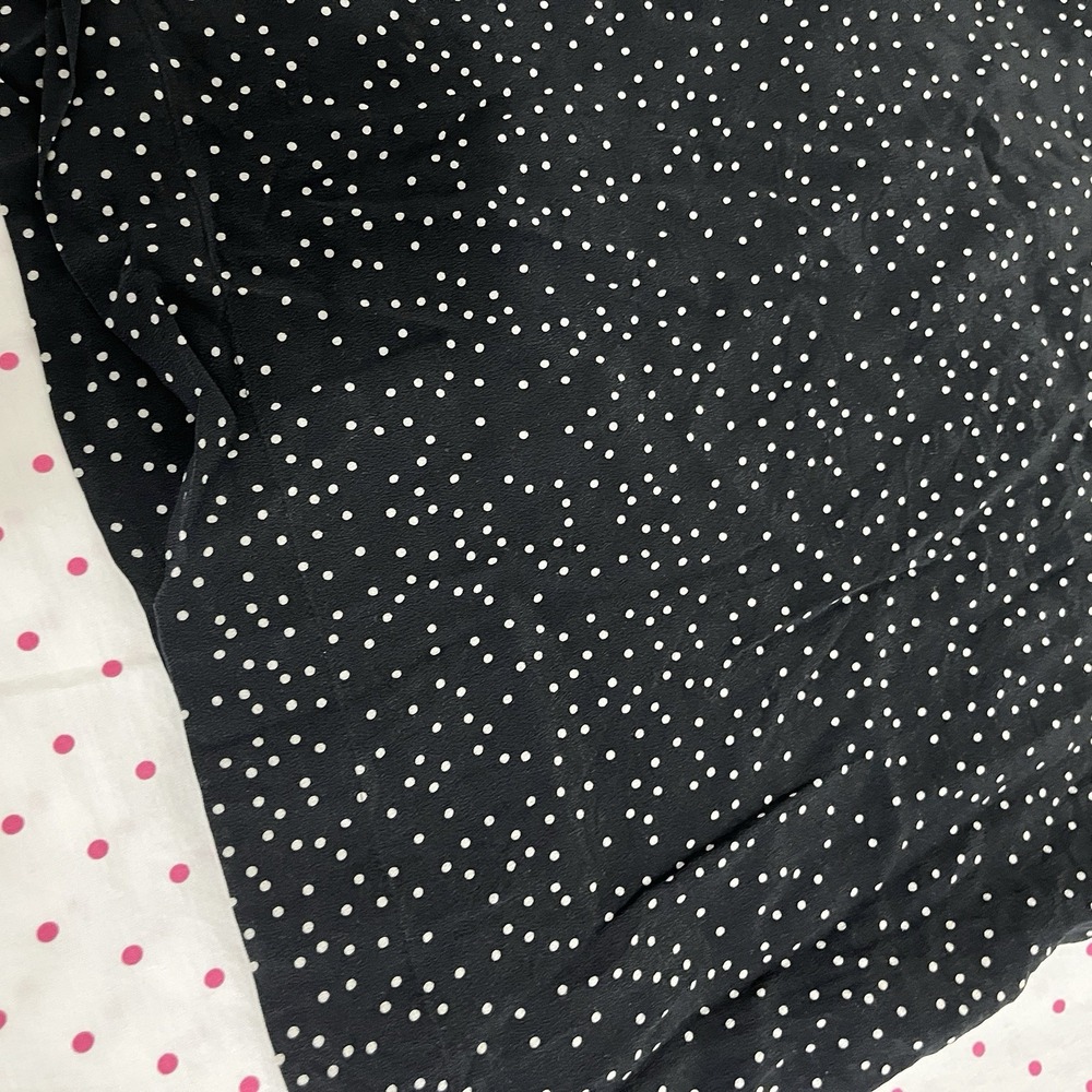 Polka Dot 100% Silk Cami Tank Top Size XS 00 Madewell  Camisole Spaghetti Strap - Picture 7 of 7